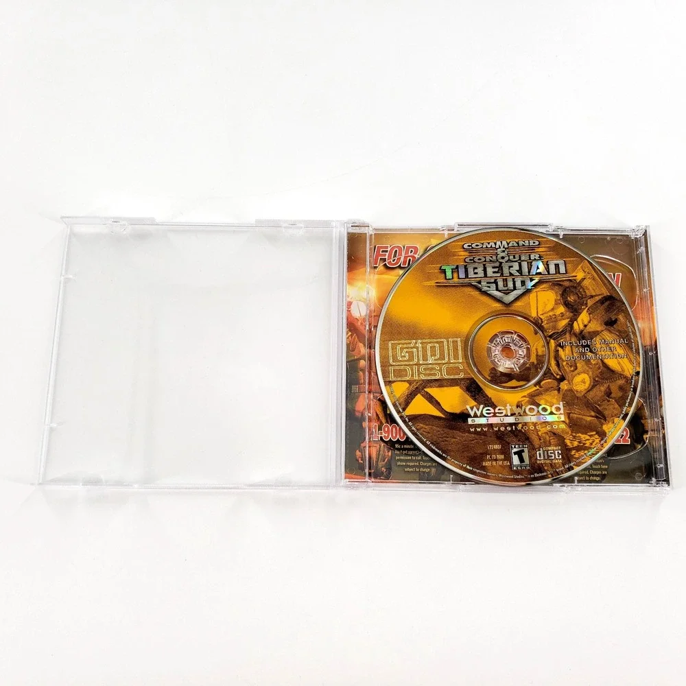 Command & Conquer: Tiberian Sun (PC, 1999) w/ Manual & Install Guide Mint Discs